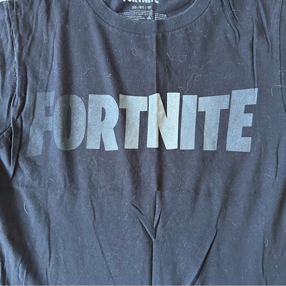 Fortnite | Black Logo Fade Short Sleeve Tee Shirt | Size Extra Small - Picture 4 of 7